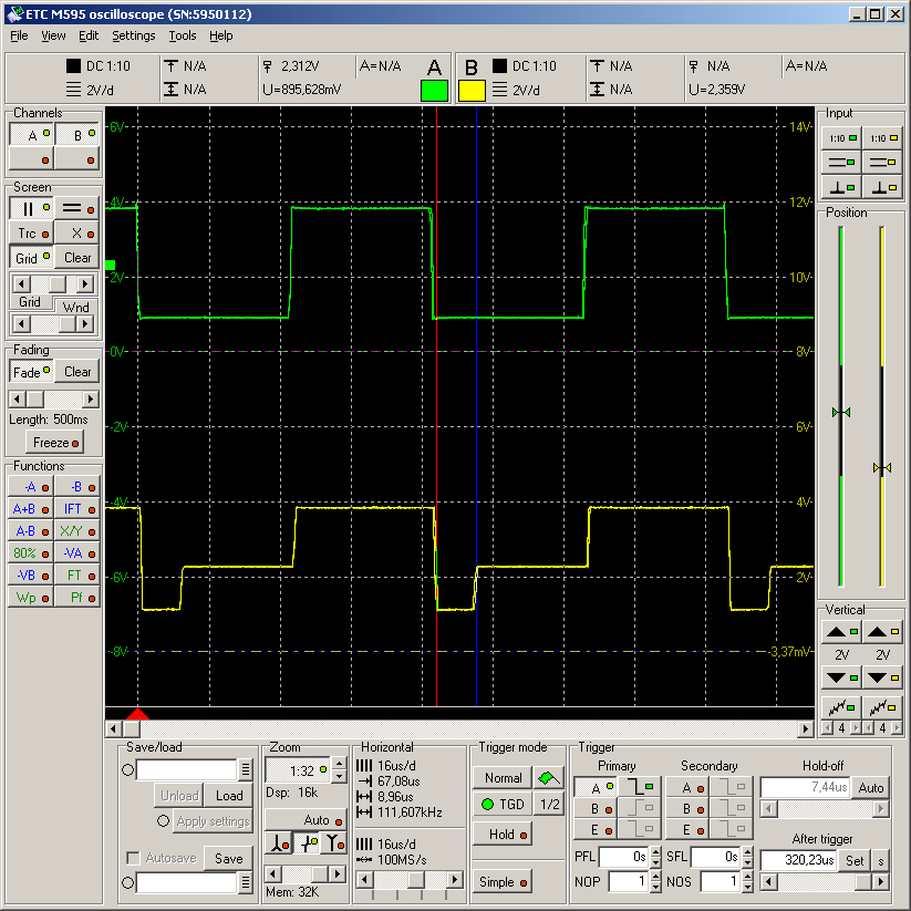 1.6 ms at src, 8.6 us at dest