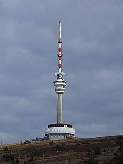 Praded transmitter tower
