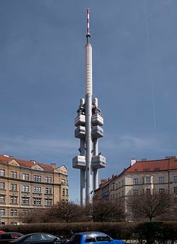 Zizkov transmitter tower